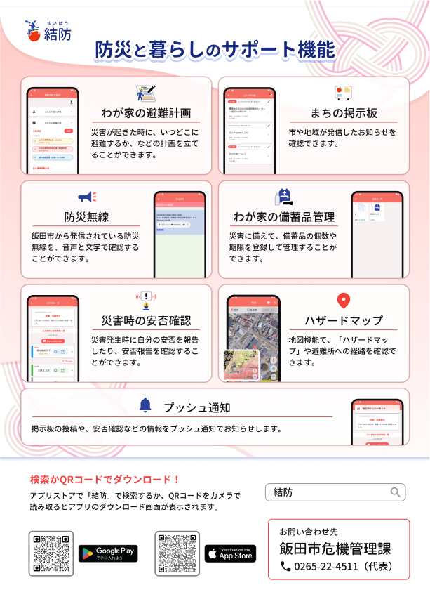 結防アプリパンフレット裏面